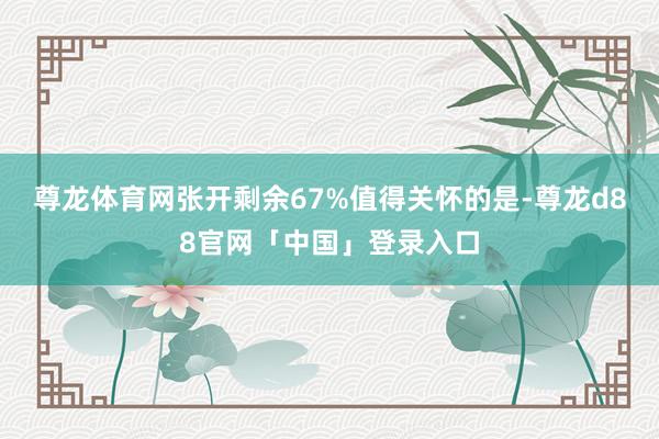 尊龙体育网张开剩余67%值得关怀的是-尊龙d88官网「中国」登录入口